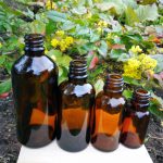 Rudo stiklo buteliukai